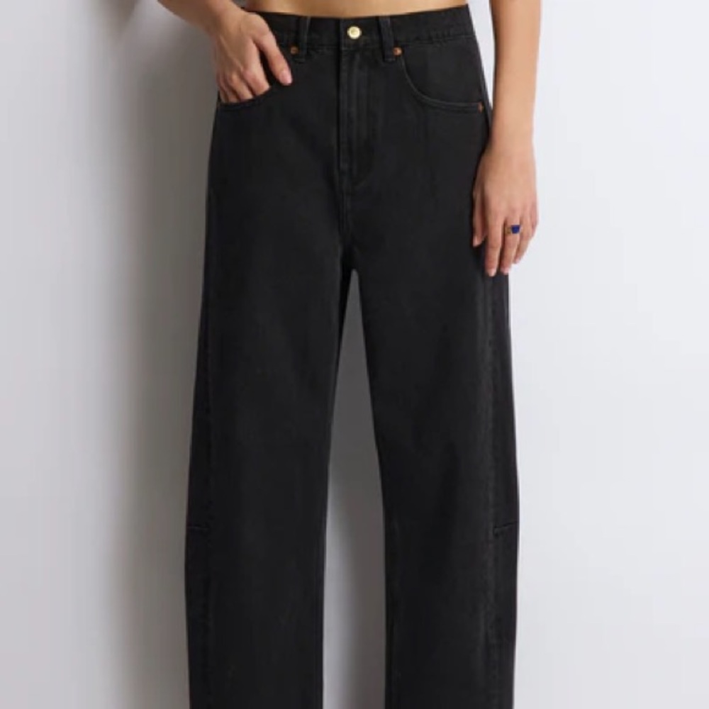 SOLD - ROUCHA Dessau Denim washed black size A small